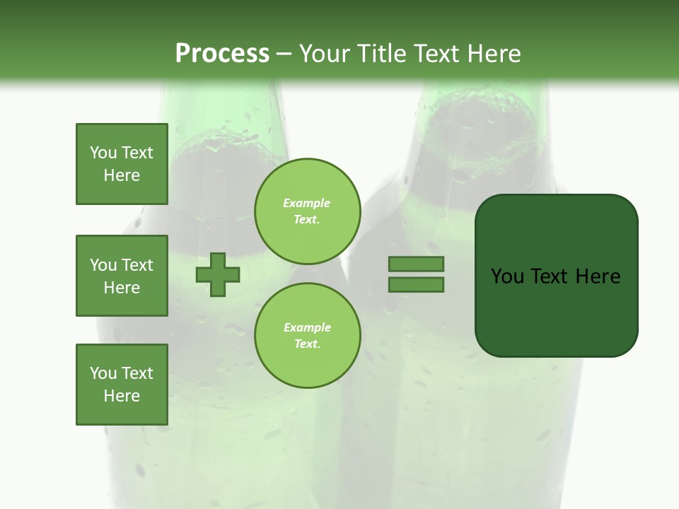 White Water Bottle PowerPoint Template