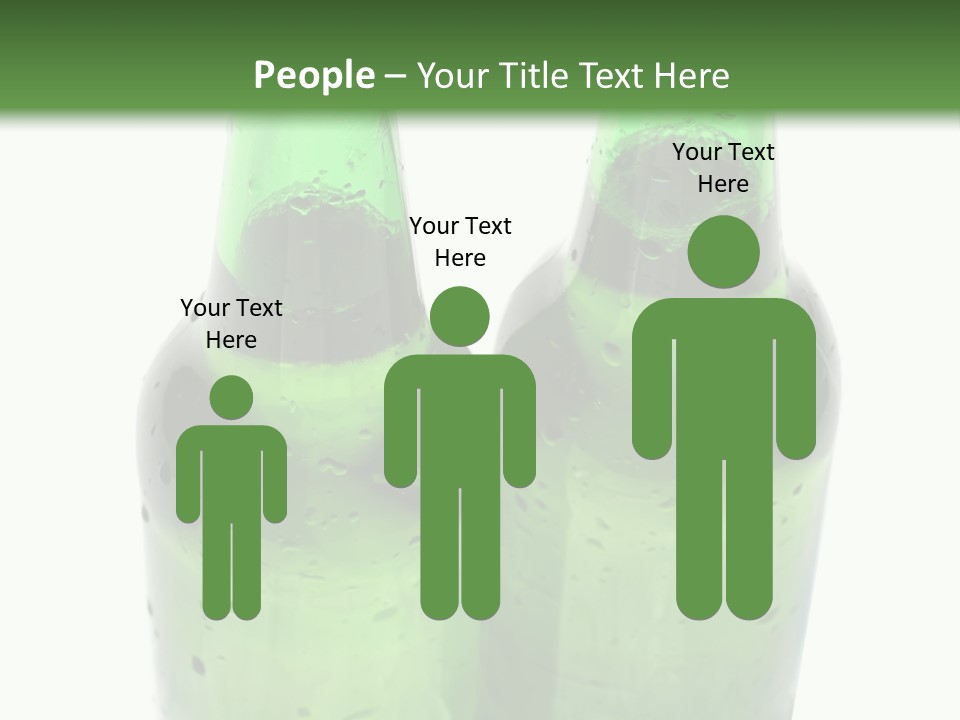 White Water Bottle PowerPoint Template