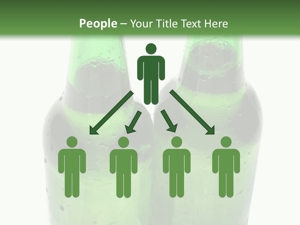 White Water Bottle PowerPoint Template