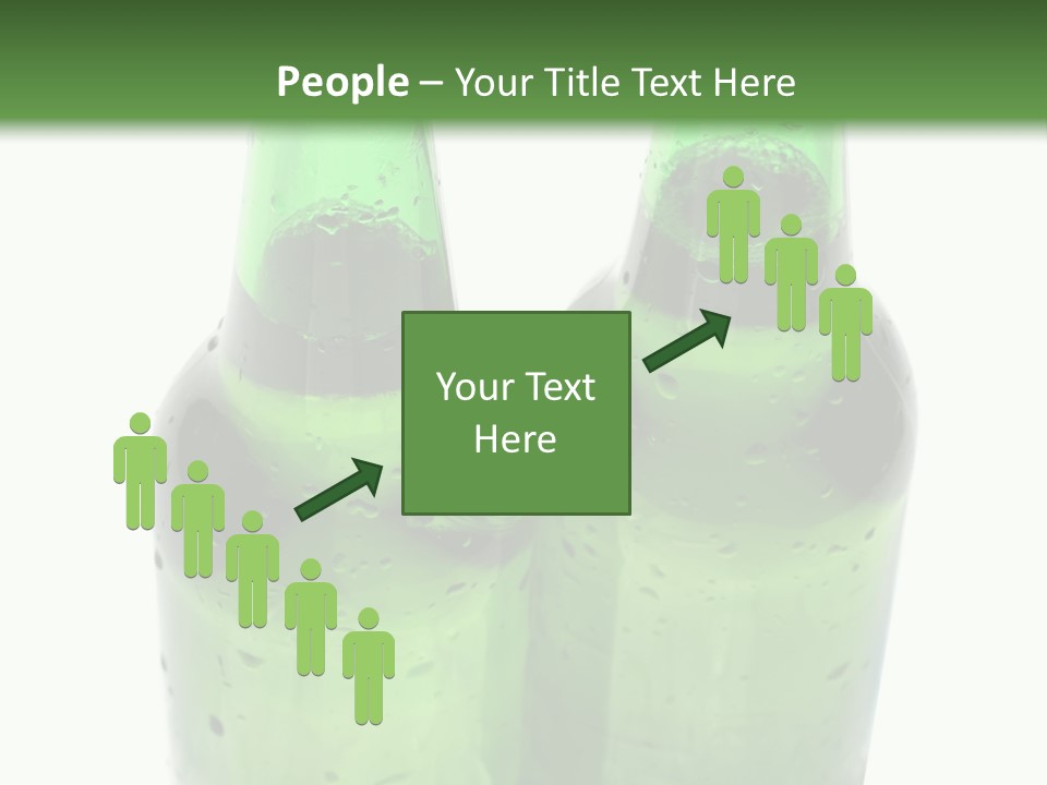 White Water Bottle PowerPoint Template