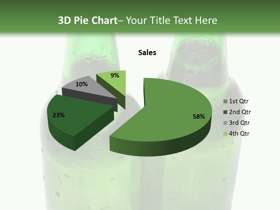 White Water Bottle PowerPoint Template