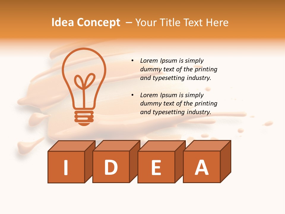 Light Shade Moisturizer PowerPoint Template