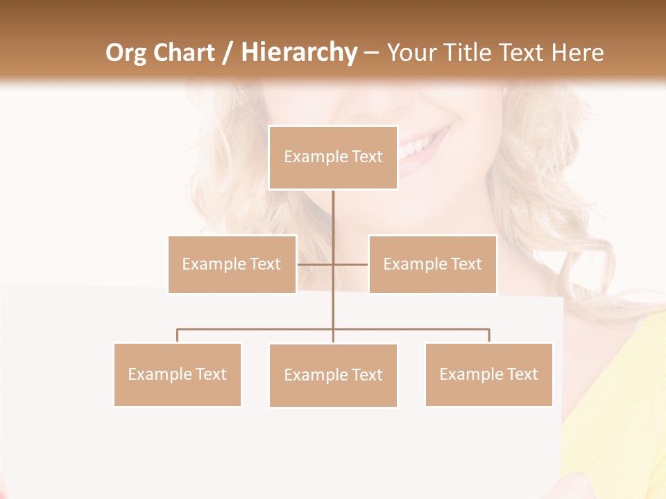 Holding Girl Advertisement PowerPoint Template