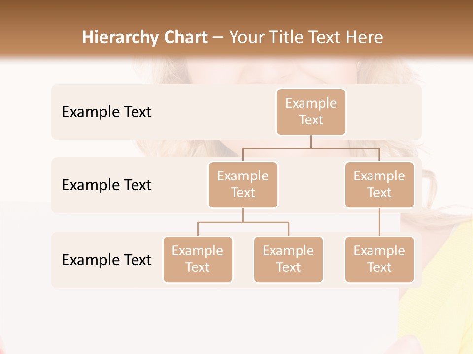 Holding Girl Advertisement PowerPoint Template