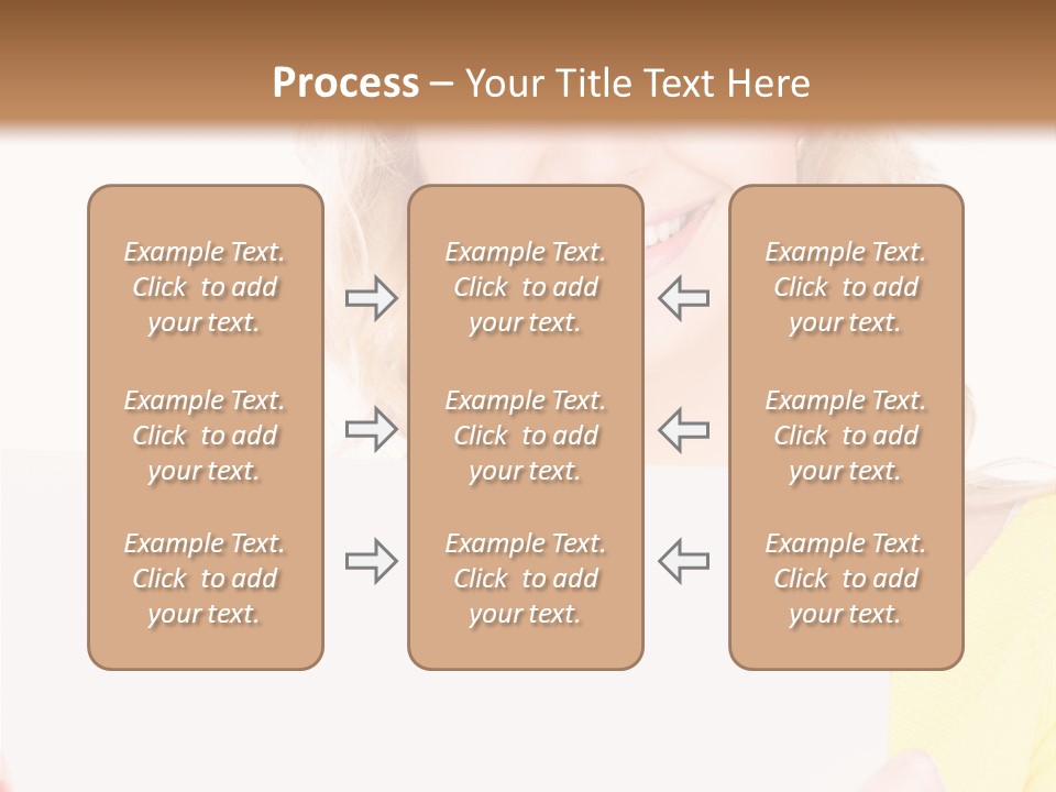 Holding Girl Advertisement PowerPoint Template