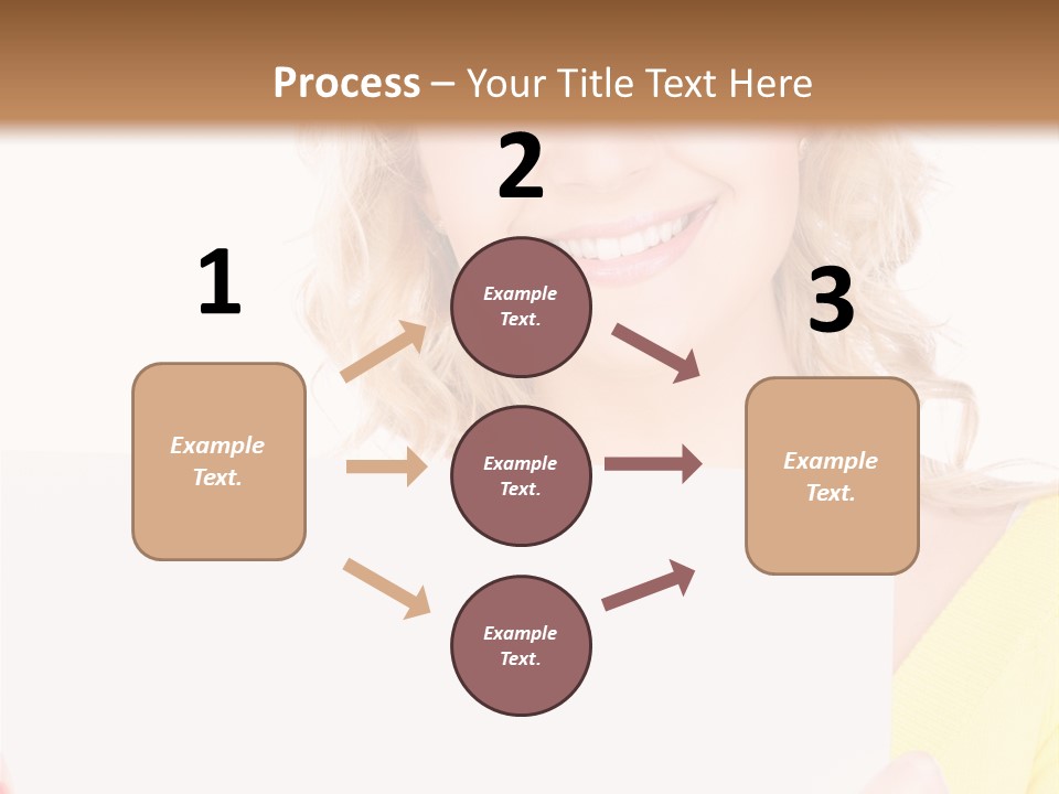 Holding Girl Advertisement PowerPoint Template