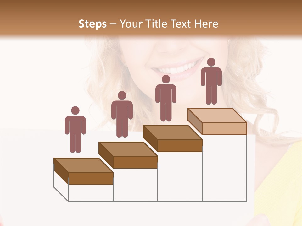 Holding Girl Advertisement PowerPoint Template