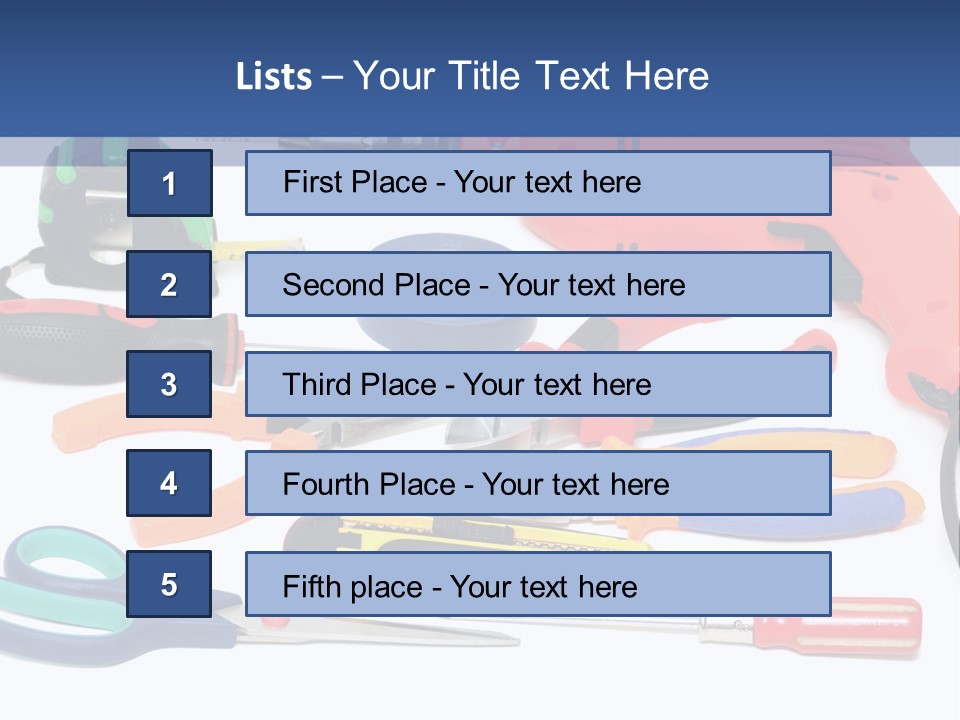 A Power Tool Powerpoint Presentation Template PowerPoint Template