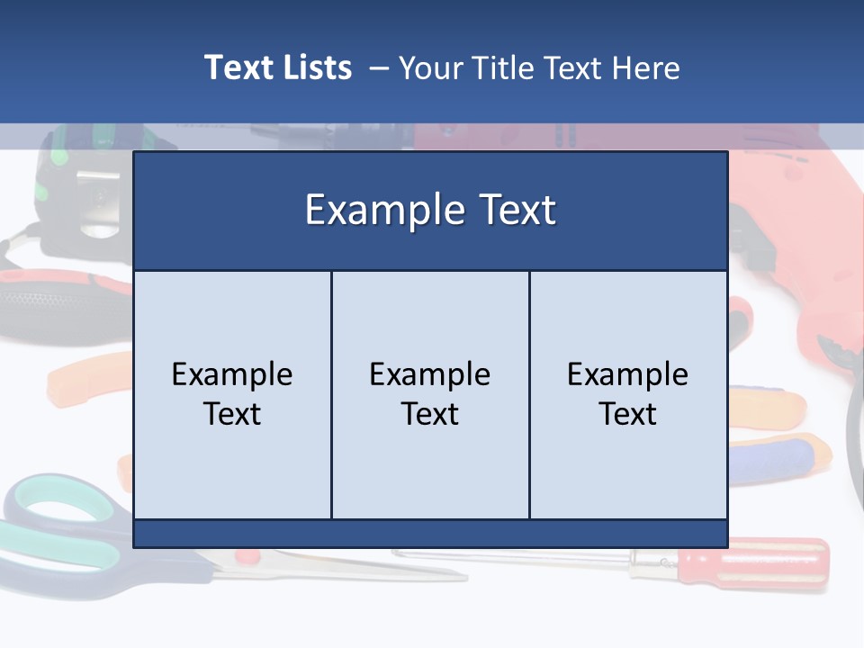 A Power Tool Powerpoint Presentation Template PowerPoint Template