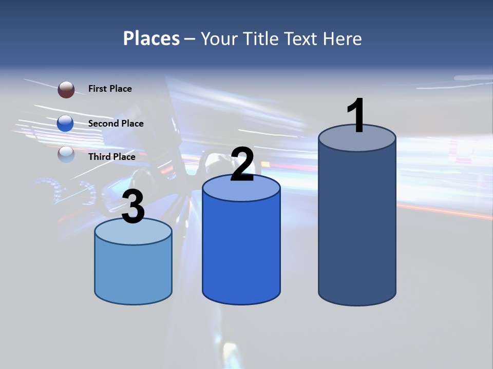 Fast Zoom Blurred PowerPoint Template