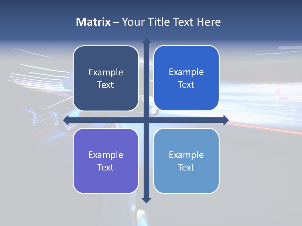 Fast Zoom Blurred PowerPoint Template