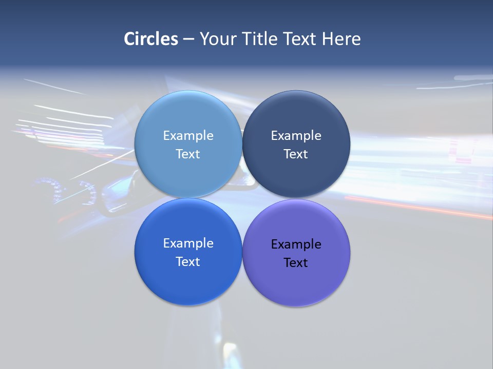 Fast Zoom Blurred PowerPoint Template