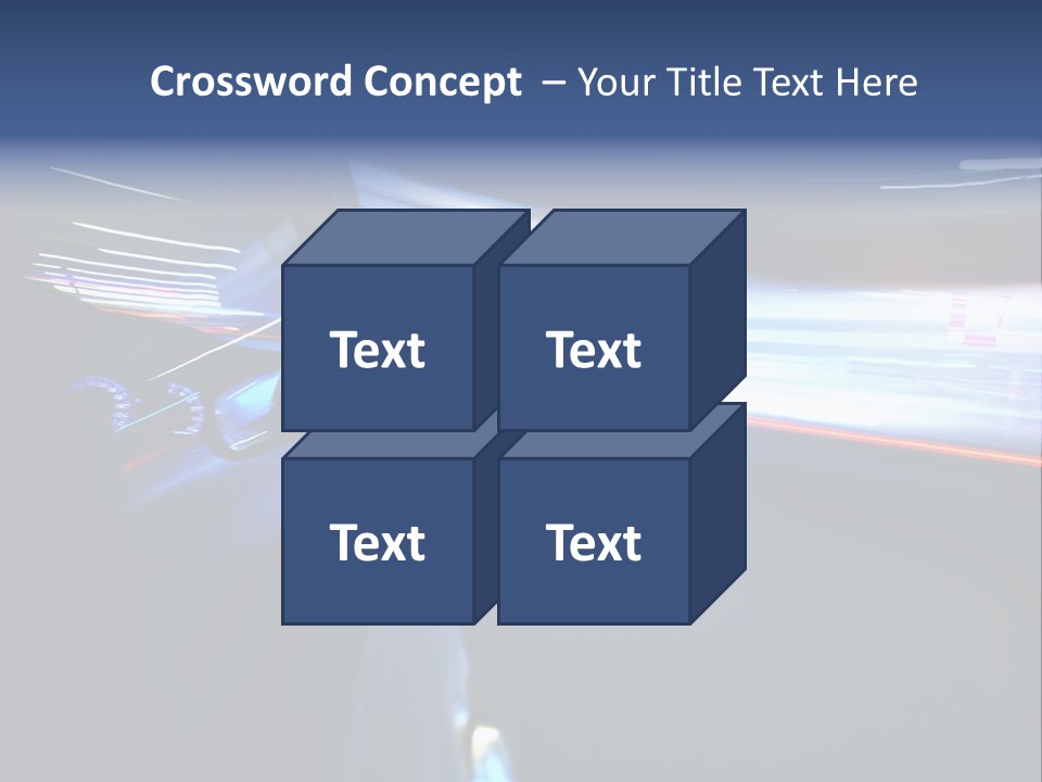 Fast Zoom Blurred PowerPoint Template