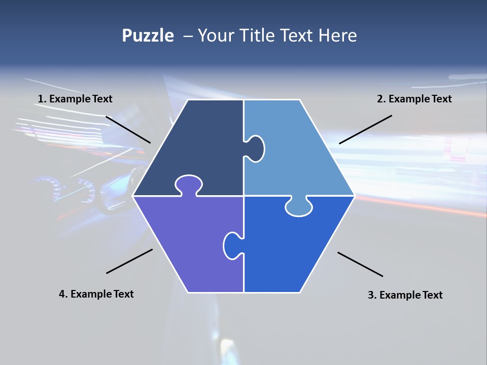 Fast Zoom Blurred PowerPoint Template