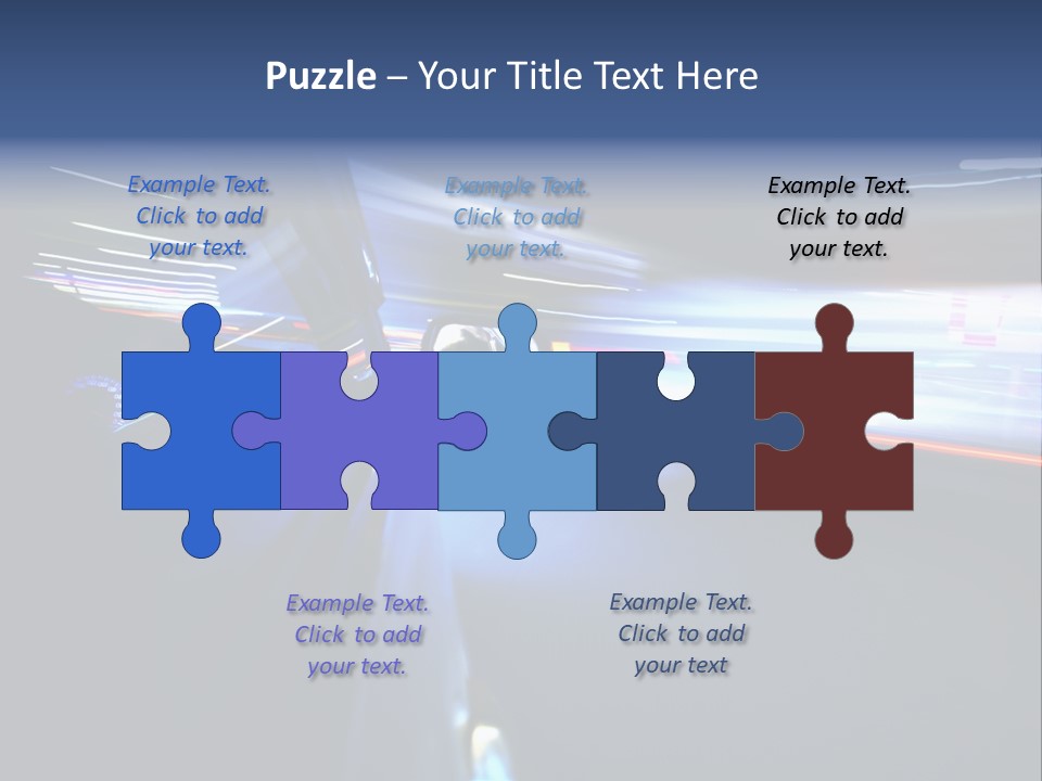 Fast Zoom Blurred PowerPoint Template