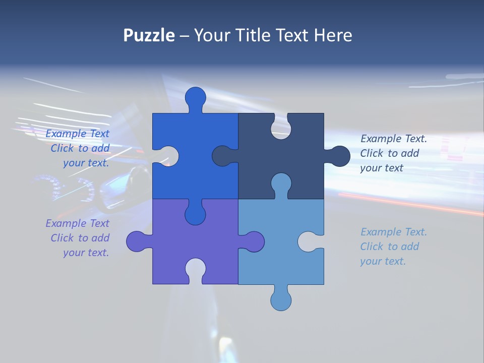 Fast Zoom Blurred PowerPoint Template