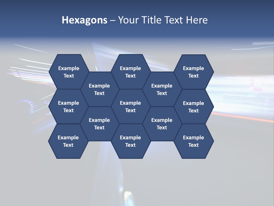 Fast Zoom Blurred PowerPoint Template