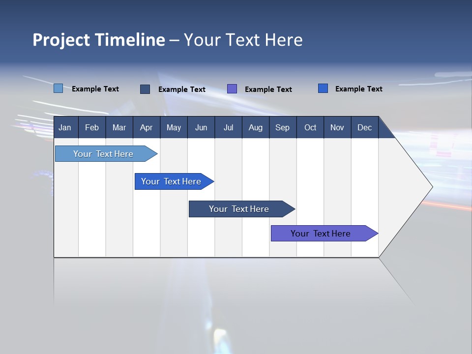 Fast Zoom Blurred PowerPoint Template