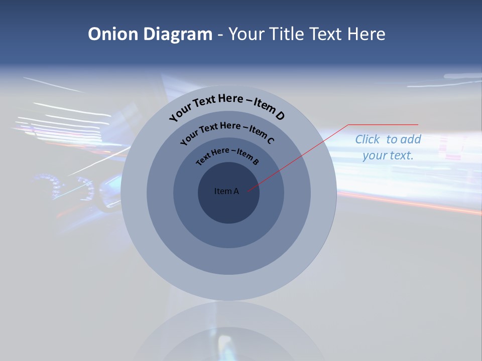 Fast Zoom Blurred PowerPoint Template