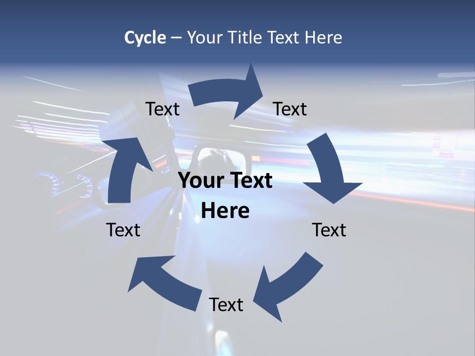Fast Zoom Blurred PowerPoint Template