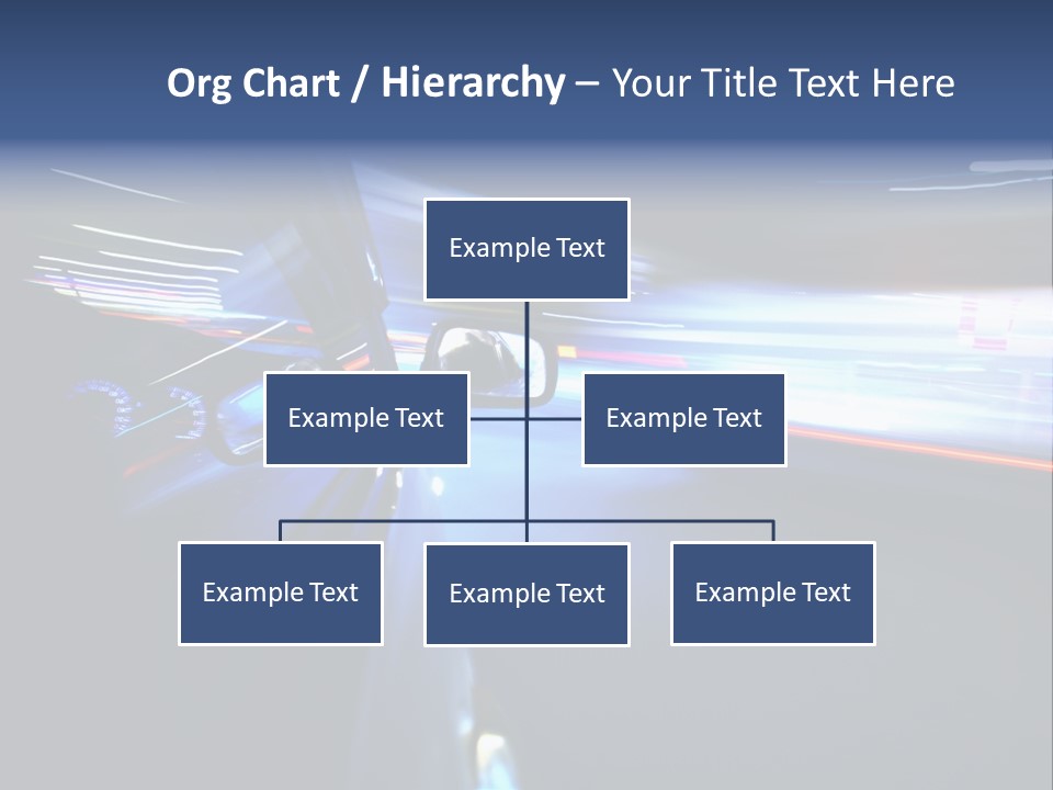 Fast Zoom Blurred PowerPoint Template