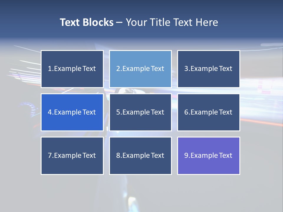 Fast Zoom Blurred PowerPoint Template