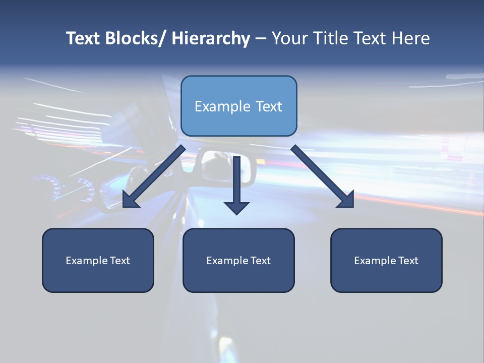 Fast Zoom Blurred PowerPoint Template