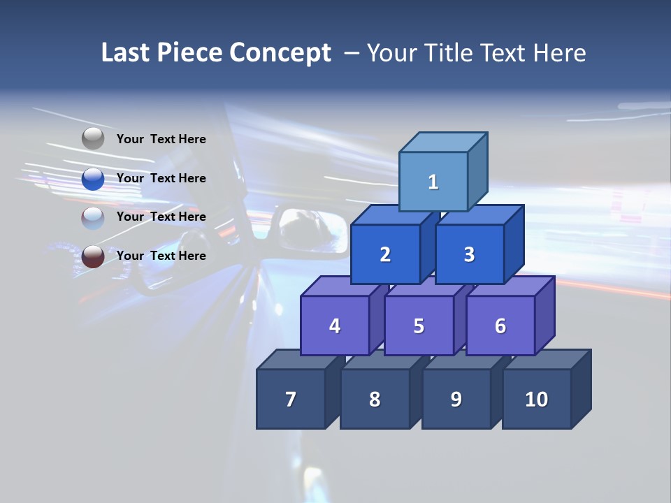 Fast Zoom Blurred PowerPoint Template