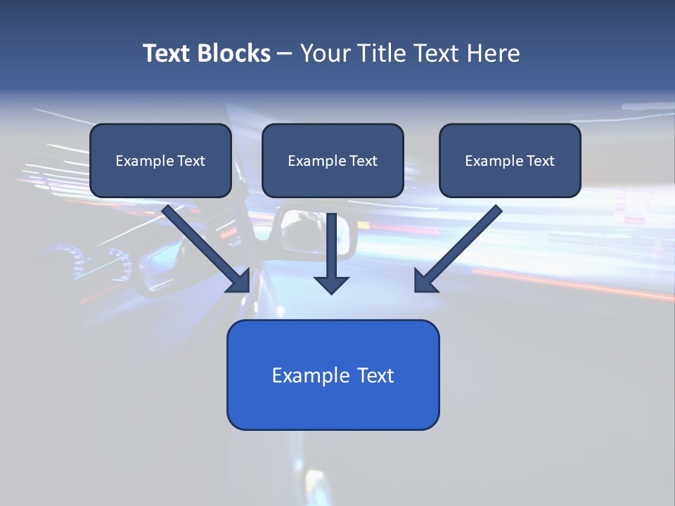 Fast Zoom Blurred PowerPoint Template