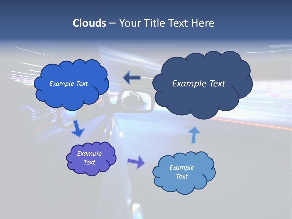 Fast Zoom Blurred PowerPoint Template