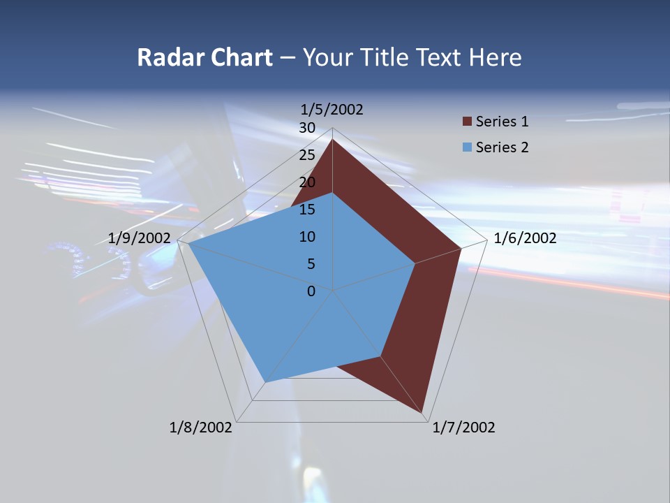 Fast Zoom Blurred PowerPoint Template