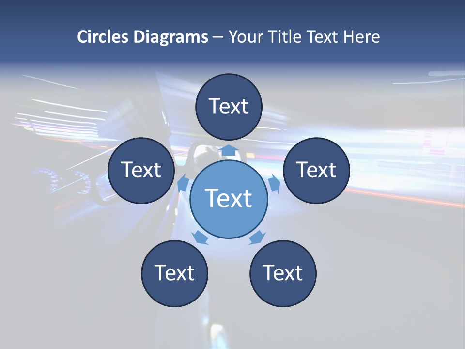 Fast Zoom Blurred PowerPoint Template
