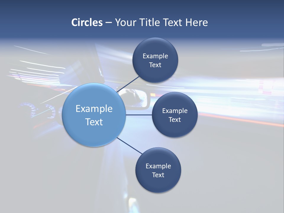 Fast Zoom Blurred PowerPoint Template