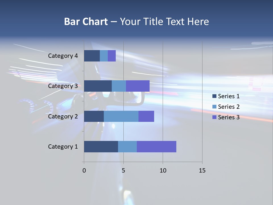 Fast Zoom Blurred PowerPoint Template