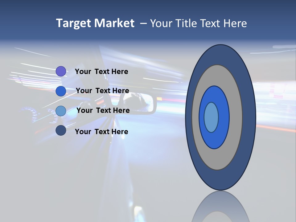 Fast Zoom Blurred PowerPoint Template