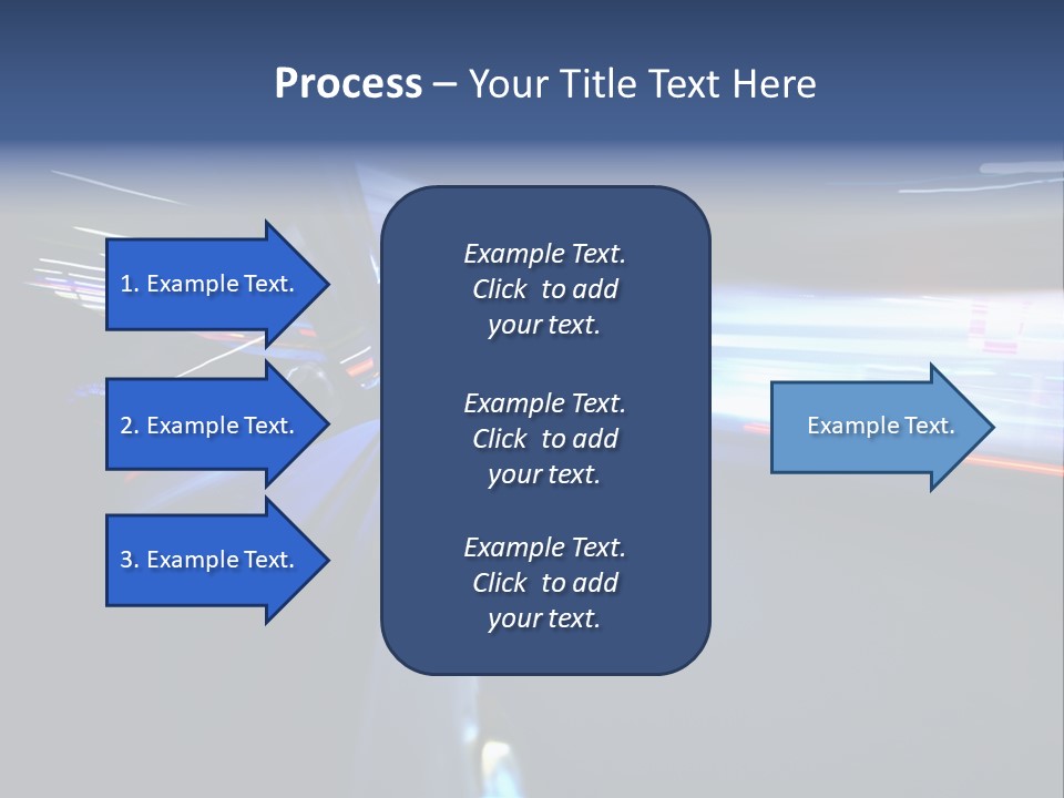 Fast Zoom Blurred PowerPoint Template
