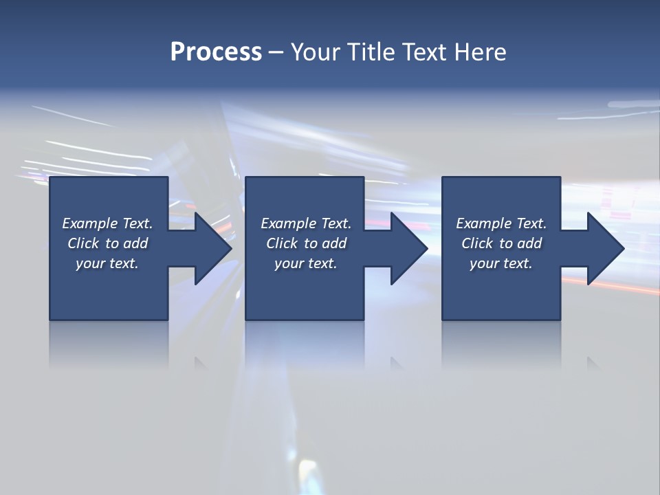 Fast Zoom Blurred PowerPoint Template