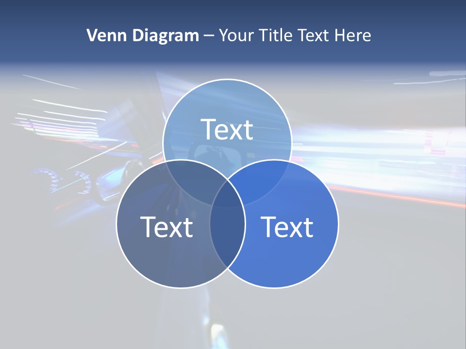 Fast Zoom Blurred PowerPoint Template