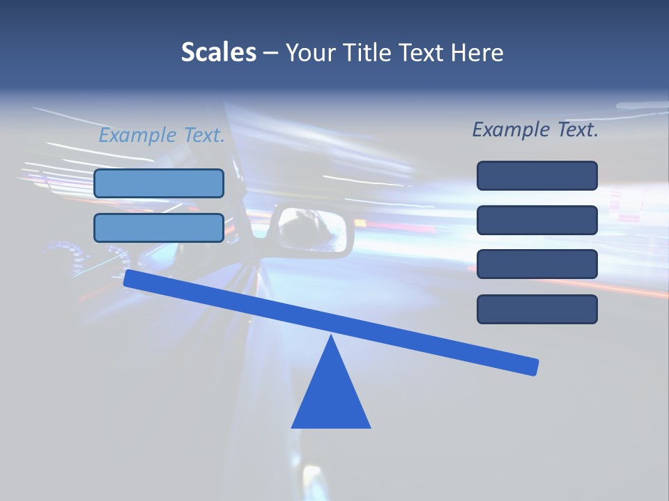 Fast Zoom Blurred PowerPoint Template