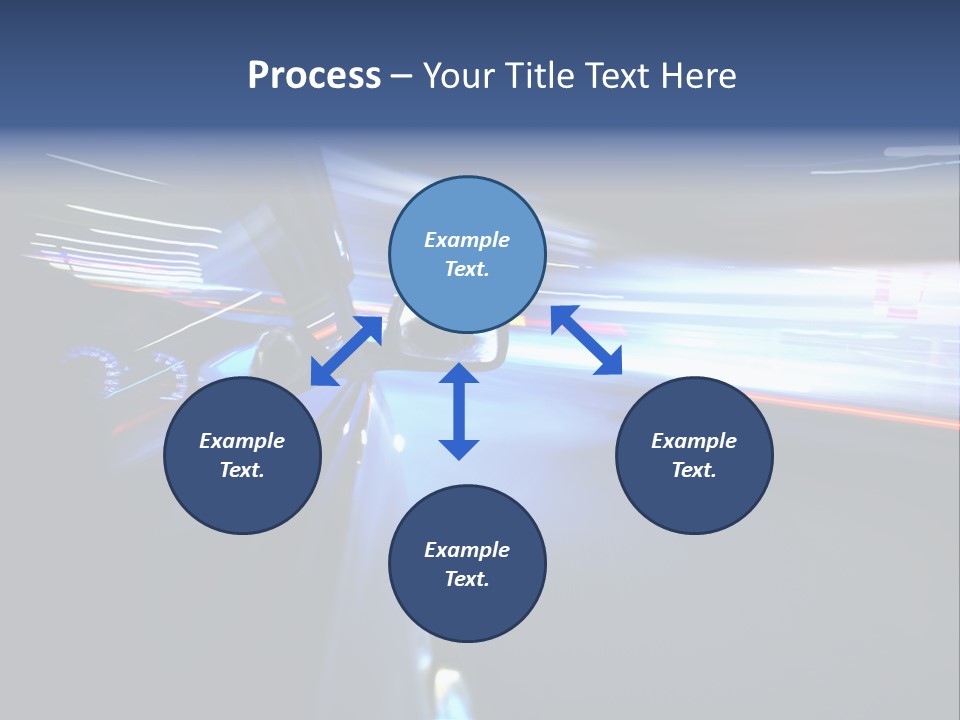 Fast Zoom Blurred PowerPoint Template