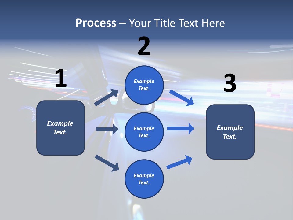 Fast Zoom Blurred PowerPoint Template