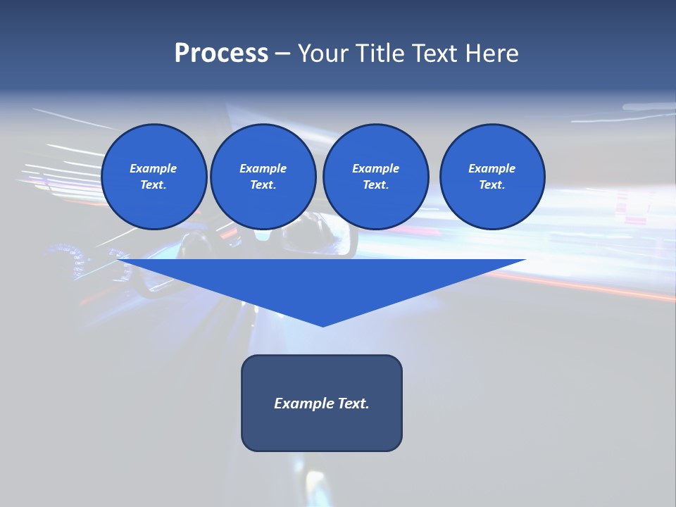 Fast Zoom Blurred PowerPoint Template