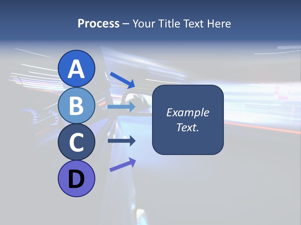 Fast Zoom Blurred PowerPoint Template
