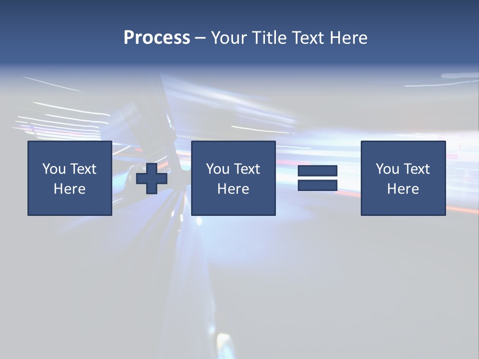 Fast Zoom Blurred PowerPoint Template