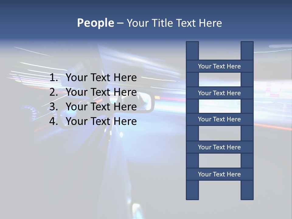Fast Zoom Blurred PowerPoint Template
