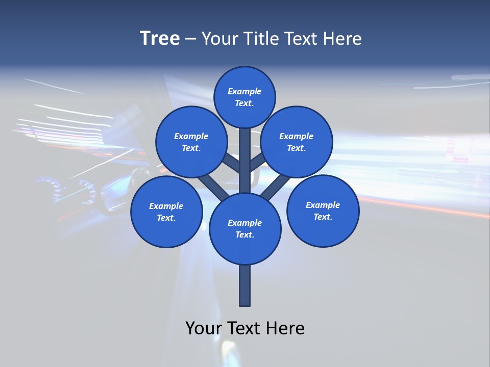 Fast Zoom Blurred PowerPoint Template