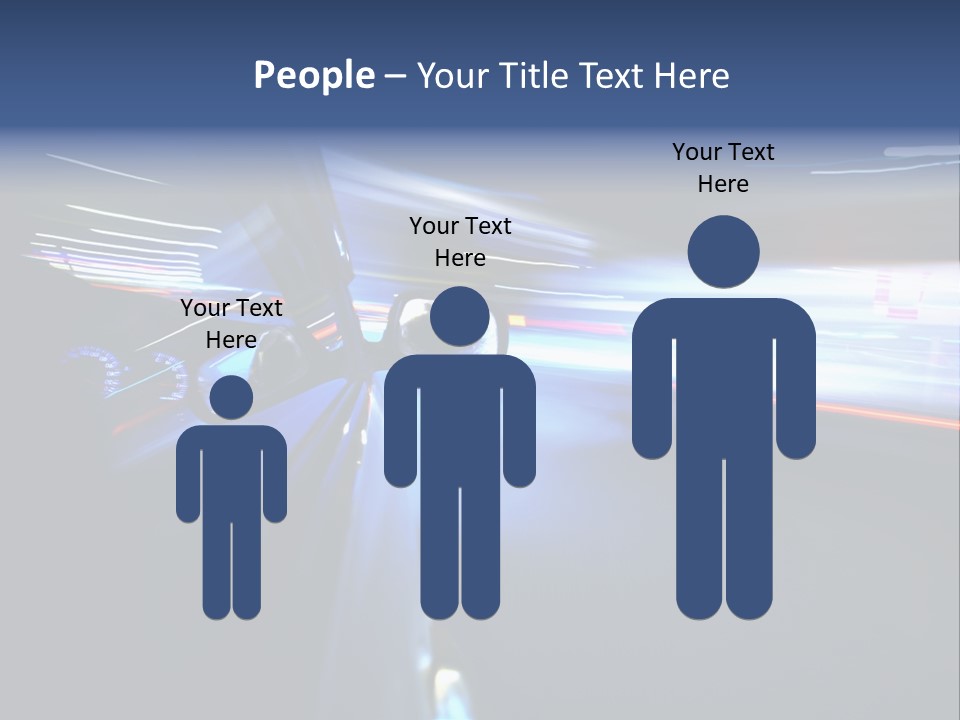 Fast Zoom Blurred PowerPoint Template