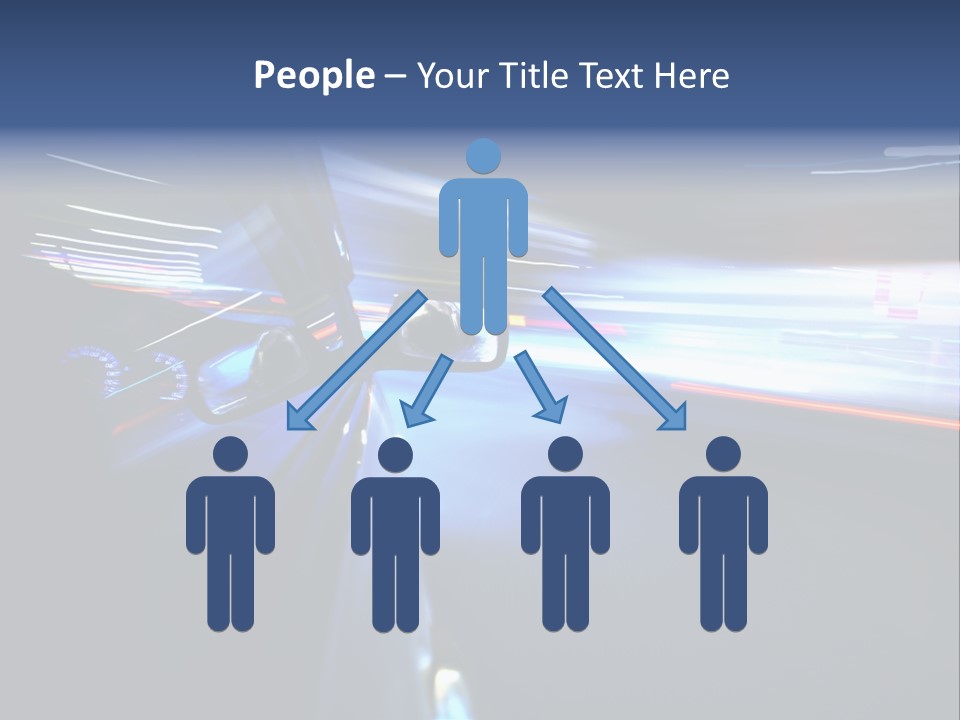 Fast Zoom Blurred PowerPoint Template