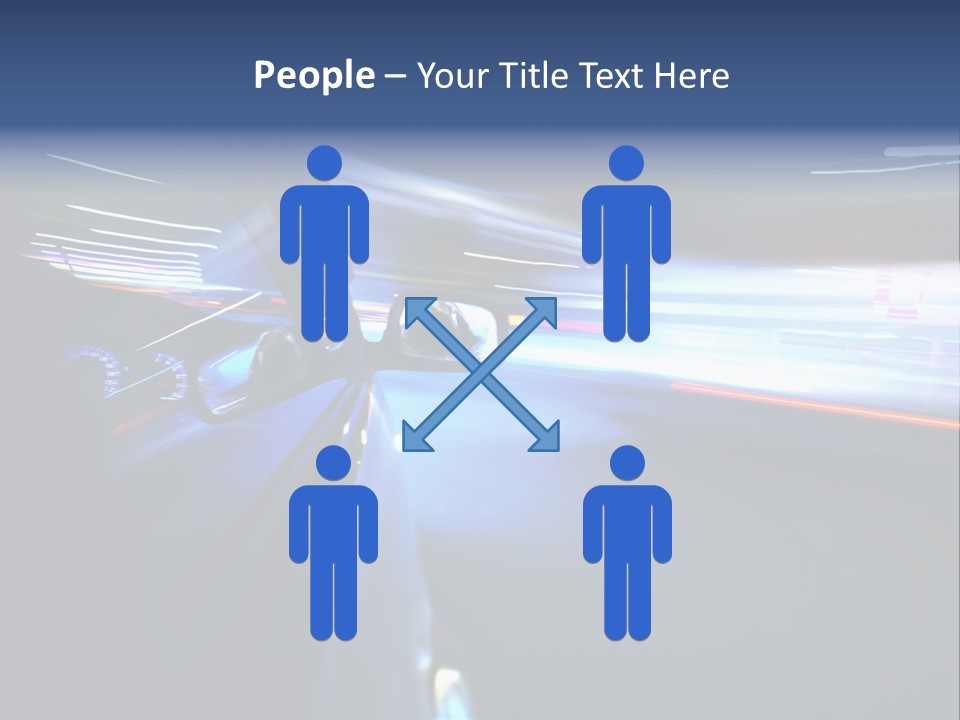 Fast Zoom Blurred PowerPoint Template