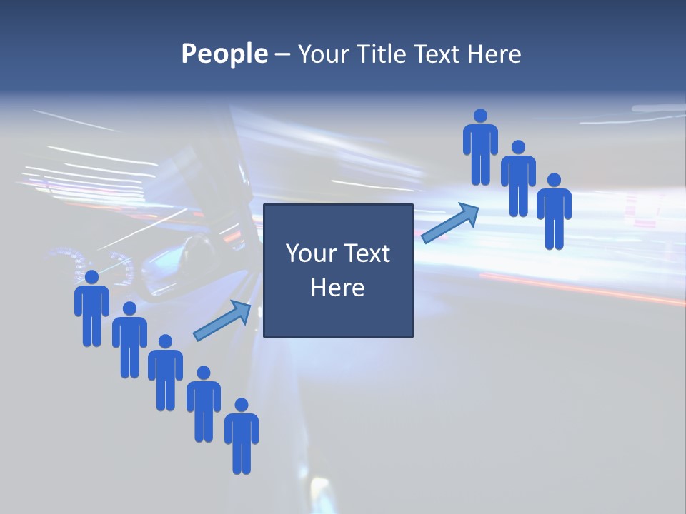 Fast Zoom Blurred PowerPoint Template